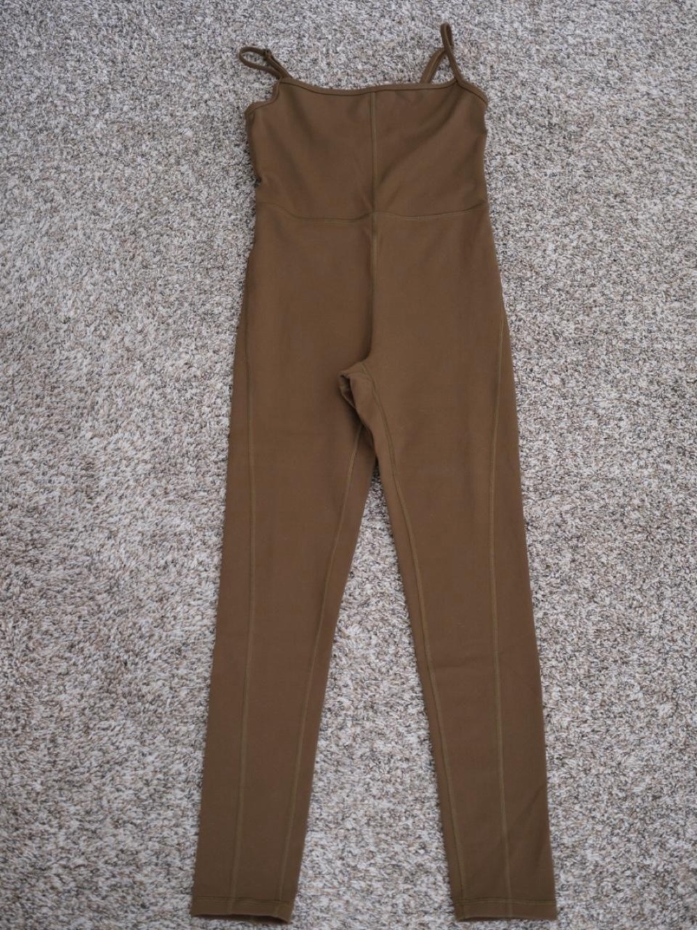 Aritzia Wilfred Free Divinity Jumpsuit in Rustical Brown